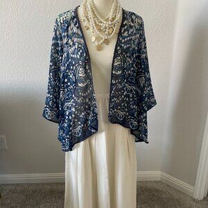 Stylish blue cover top